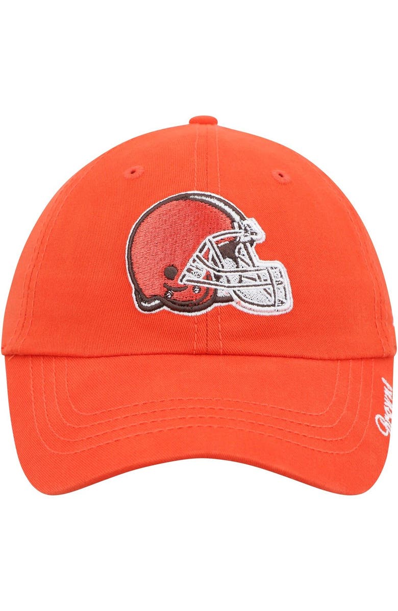 '47 Women's '47 Orange Cleveland Browns Miata Clean Up Primary Logo Adjustable Hat, Alternate, color, Orange