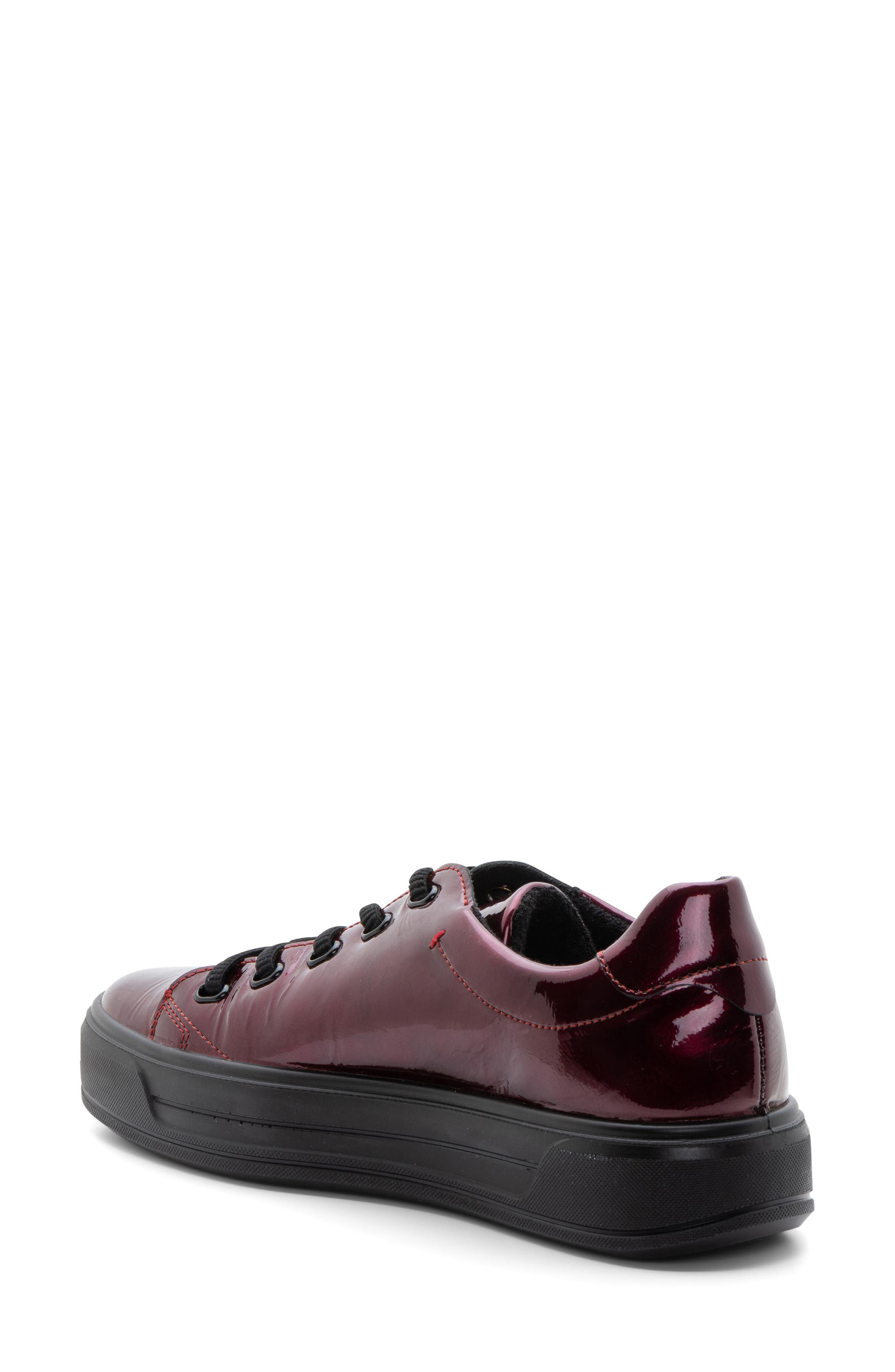 Crystal Platform Sneaker, Alternate, color, CHILLI