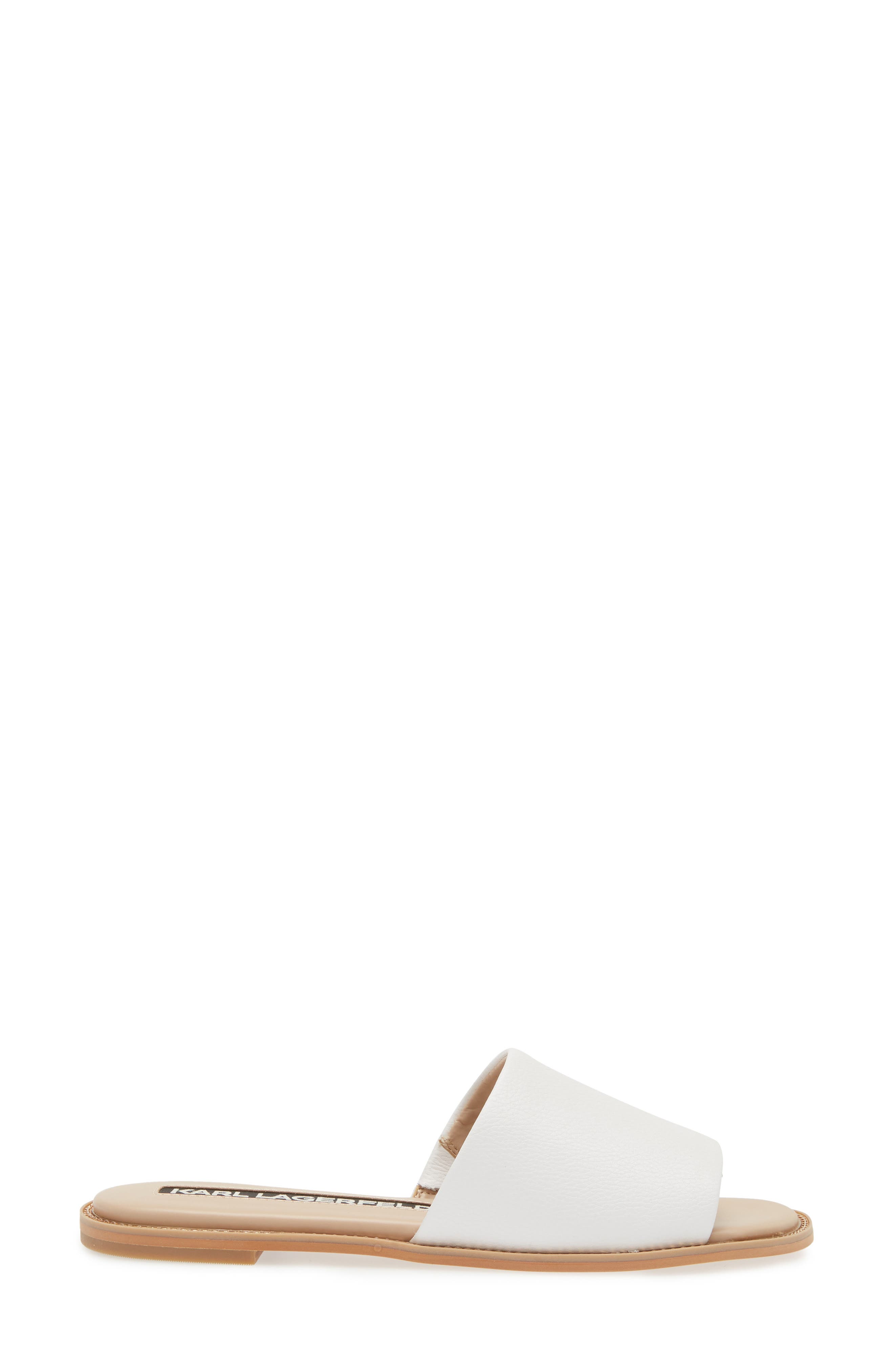 KARL LAGERFELD PARIS Gloria Flat Slide Sandal (Women) | Nordstromrack