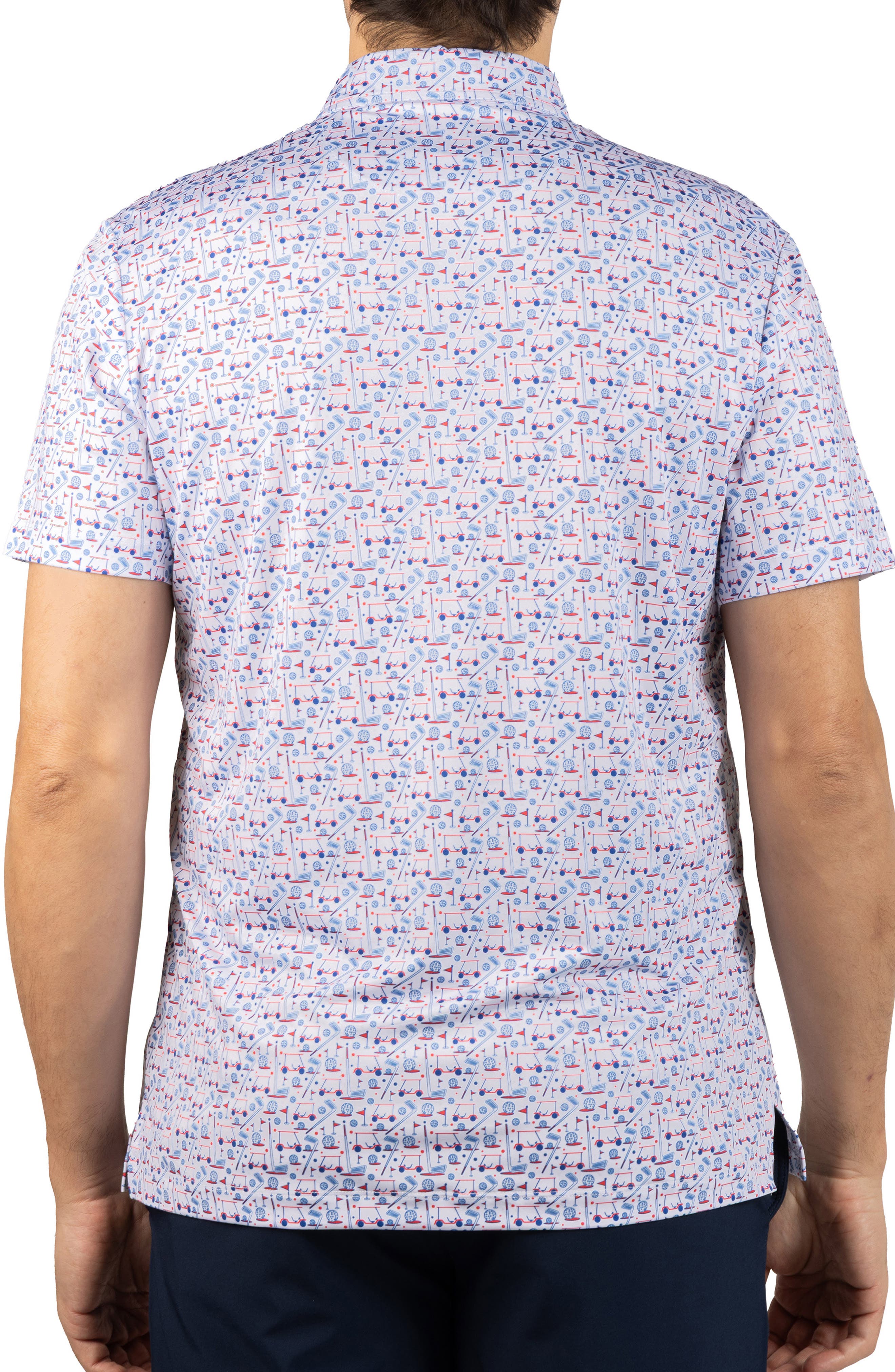 Hole in One Print Performance Polo - image 2
