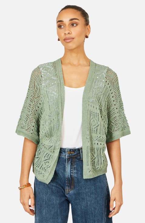 Crochet Edge To Edge Cardigan