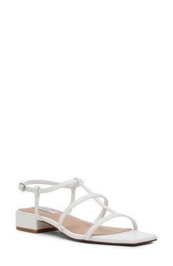 Steven New York Hapi Caged Sandal In White