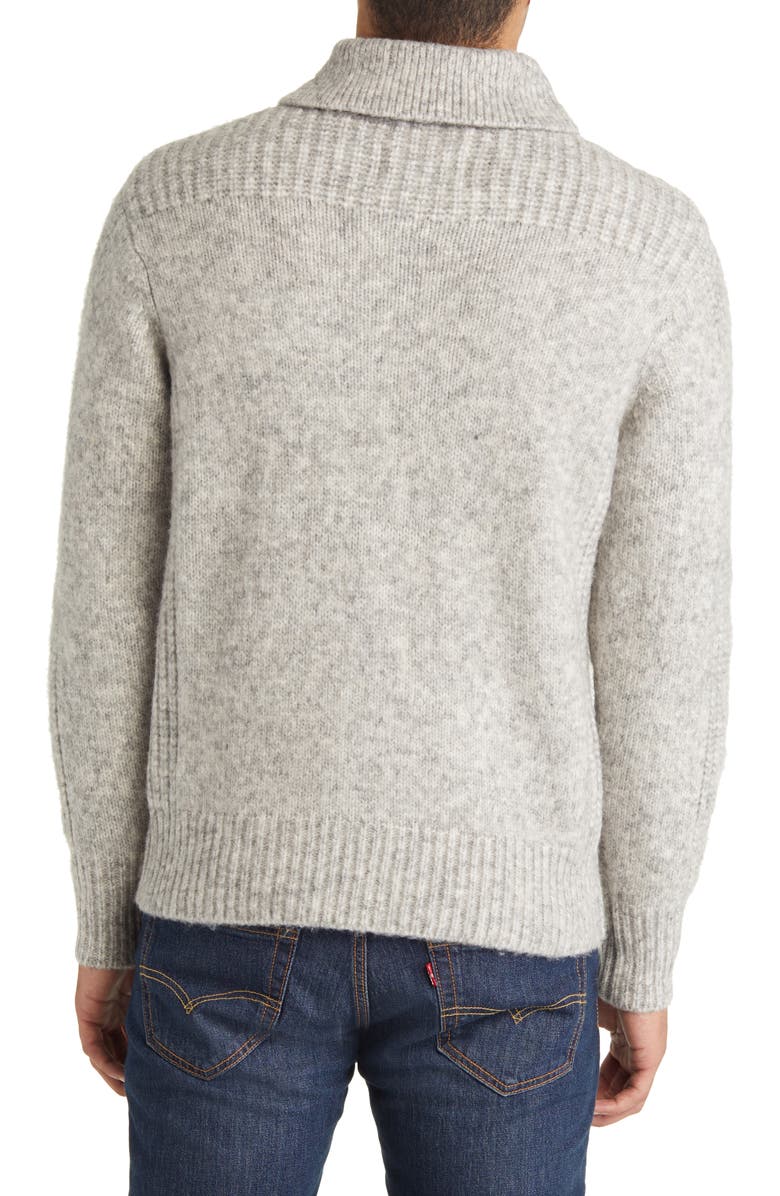 Schott NYC Men's Midweight Shawl Collar Sweater, Alternate, color,