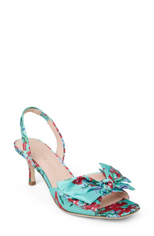 Shop Jack Rogers Eloise Slingback Sandal In Aquamarine Multi