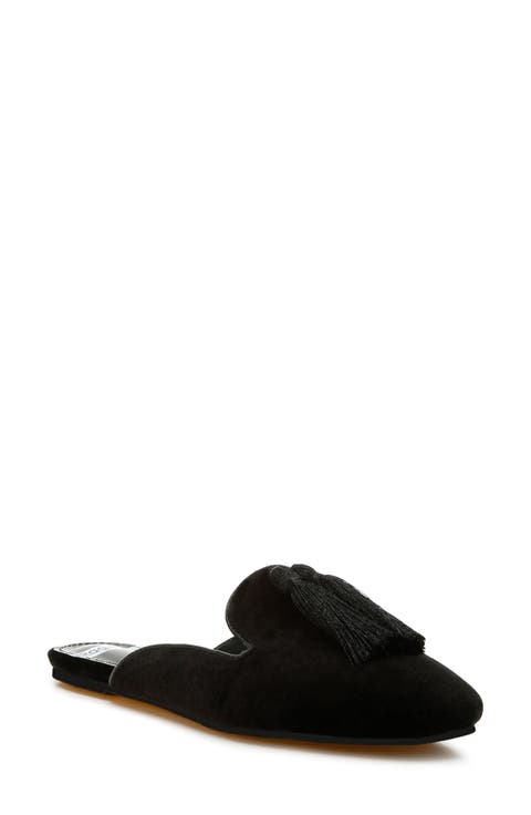 Cardinal Tassel Velvet Mule (Women)