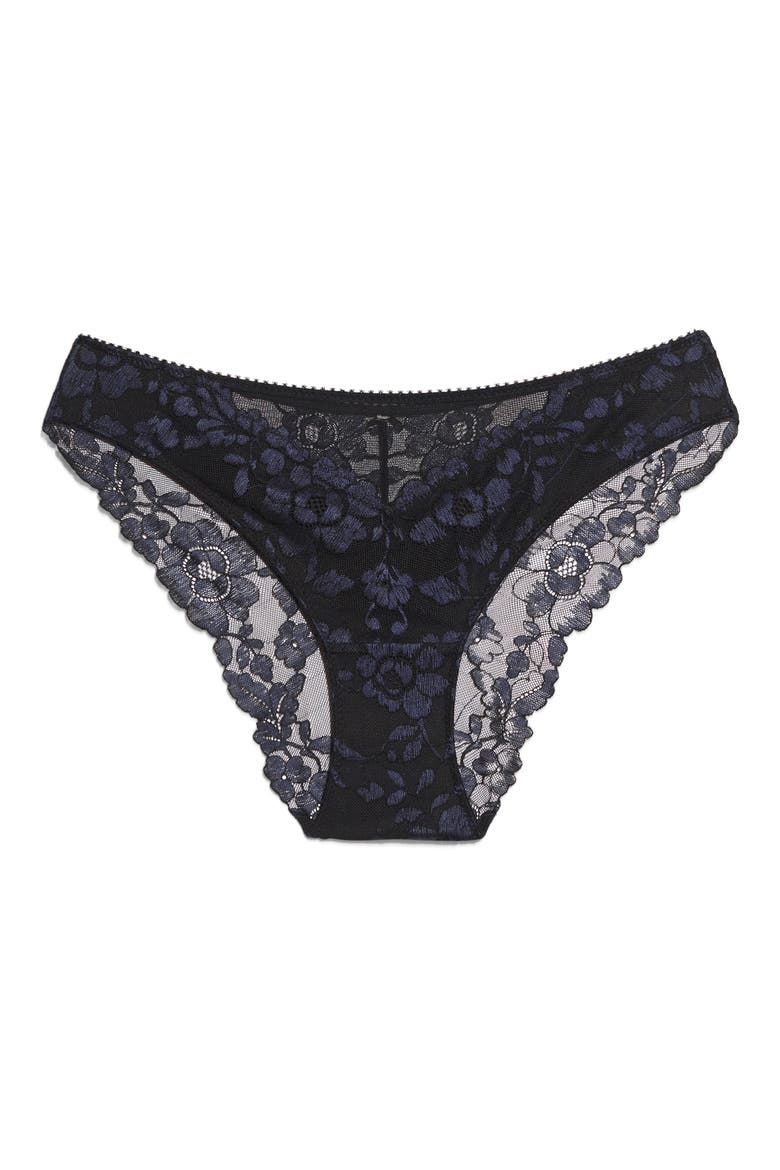 Danseuse Mesh & Lace Briefs, Alternate, color, NIGHT BLUE