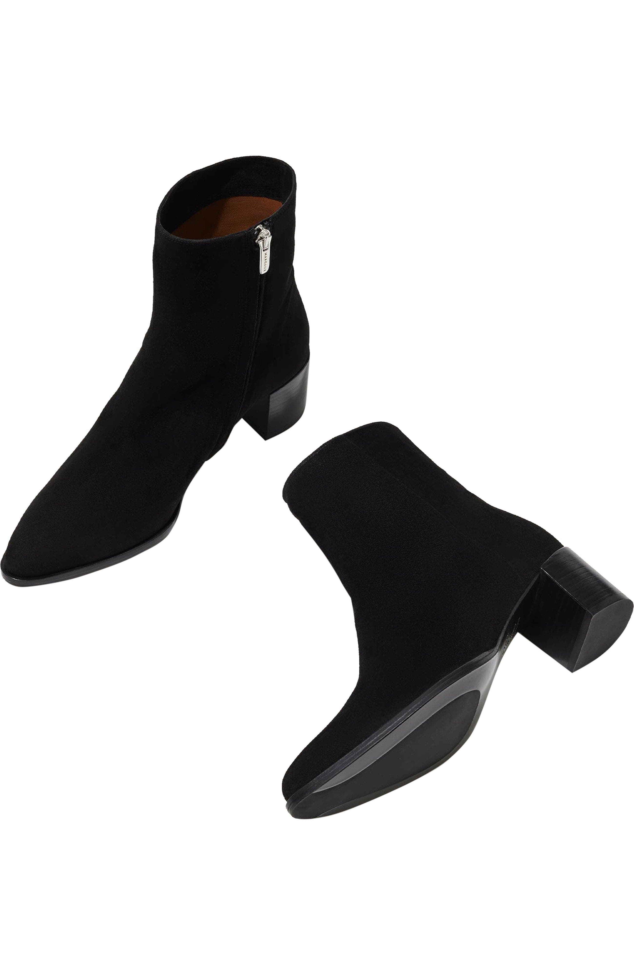 The Downtown Boot, Alternate, color, Black Suede