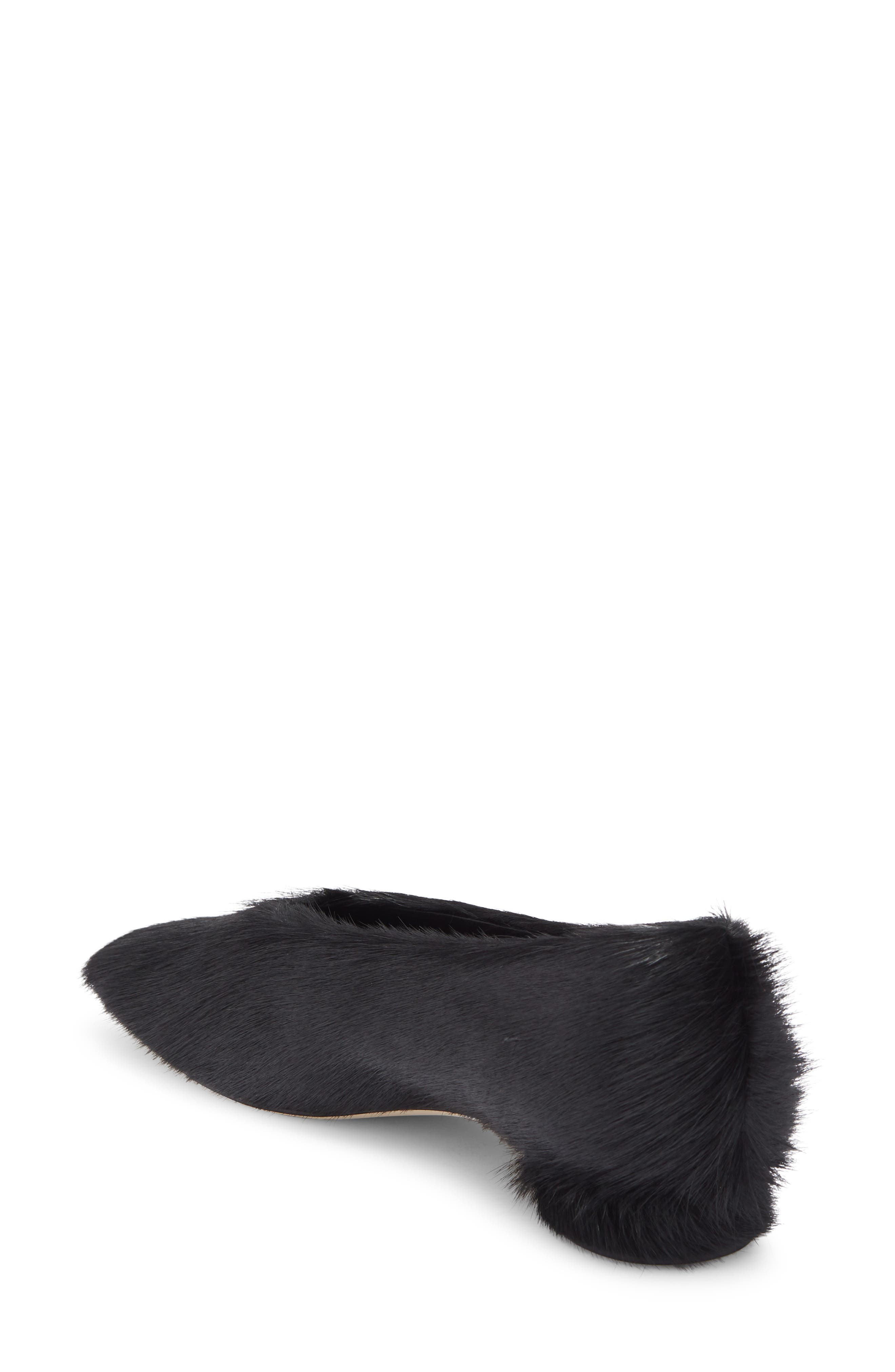 Jeffrey Campbell Trustee Genuine Calf Hair Pump, Alternate, color, Black Longhair