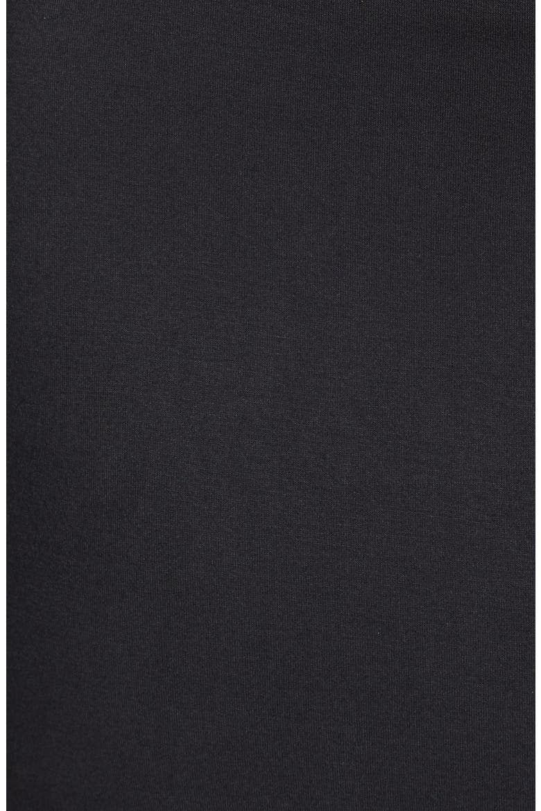 High Waist Tube Midi Skirt, Alternate, color, BLACK