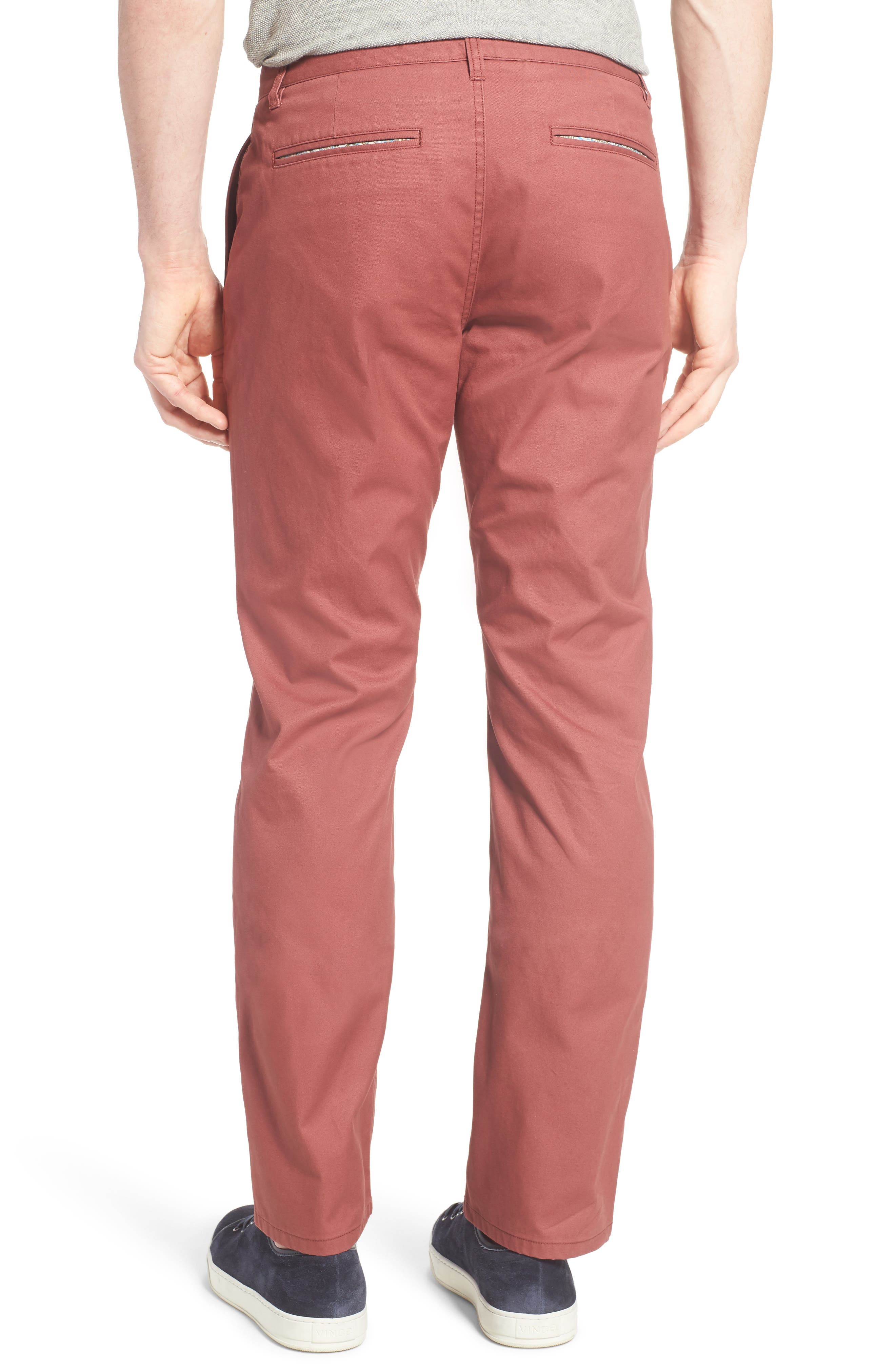 Straight Fit Washed Chinos - image 2