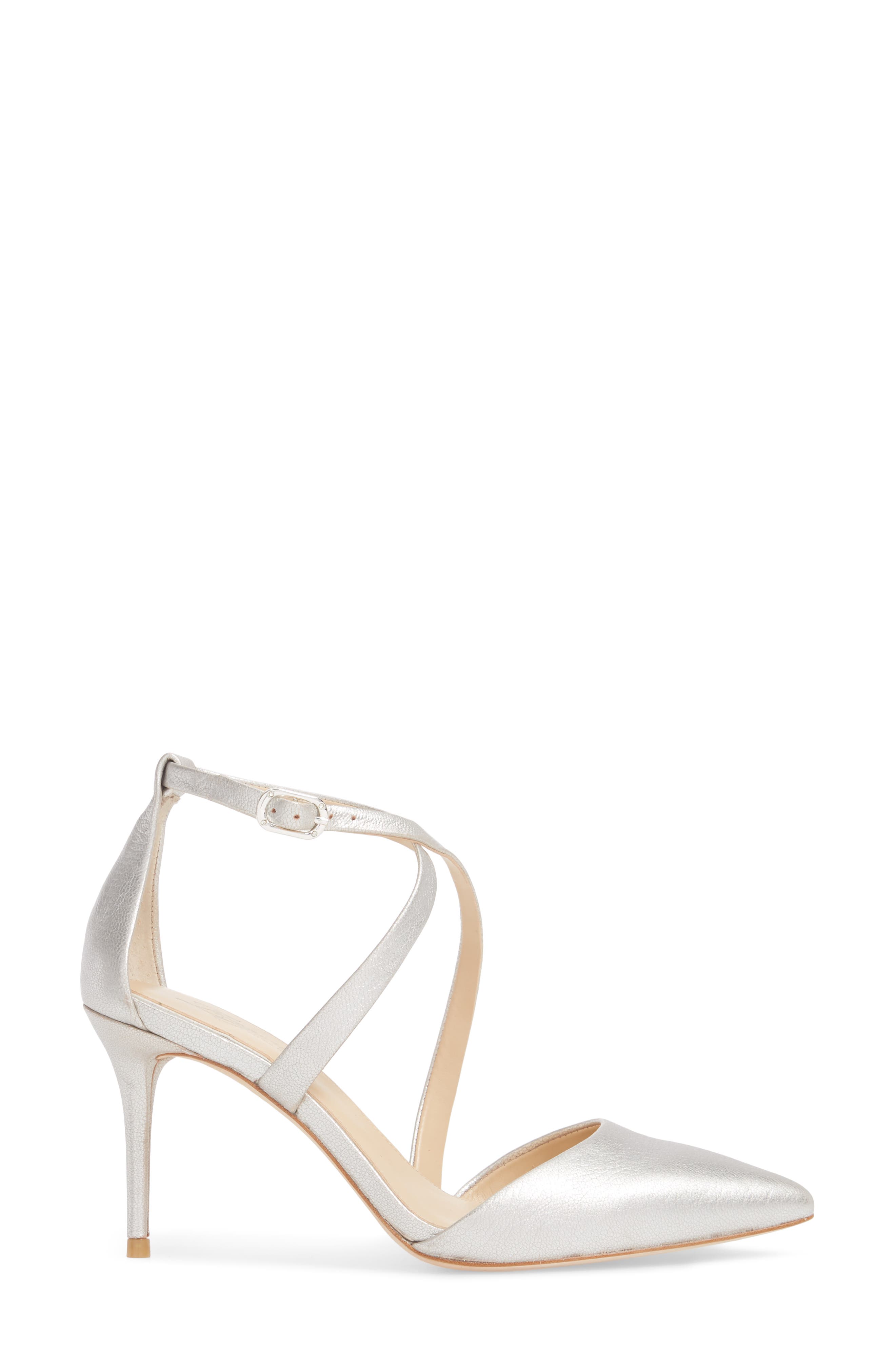 Gabe Pump, Alternate, color, PLATINUM LEATHER