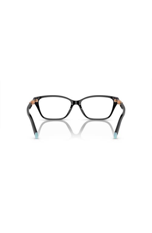 Tiffany & Co . 53mm Rectangle Optical Glasses In Black