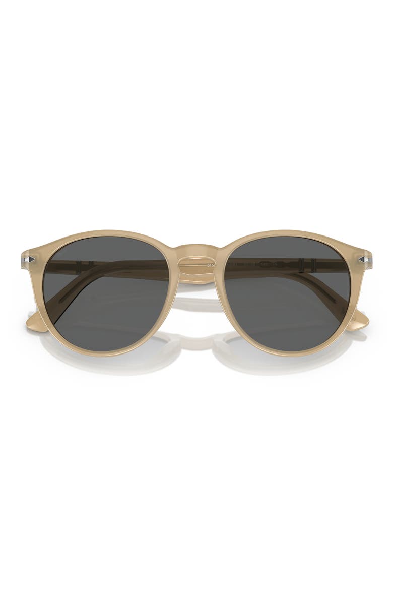 52mm Round Sunglasses, Main, color, OPAL BEIGE