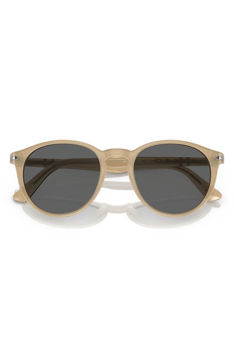 49mm Round Sunglasses