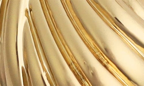 Panacea Ridged Twist Stud Earrings In Gold