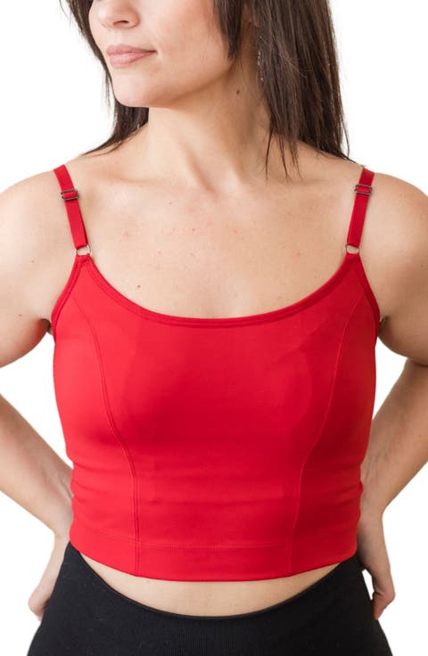 Amelia Pumping and Nursing Crop Cami (for cup sizes A-D)