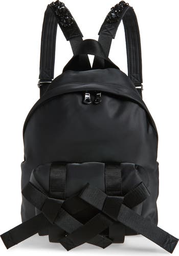 【関税込み】Bow Front Backpack - Simone Rocha - Nylon - Blac 26645326_57135966_600.jpg