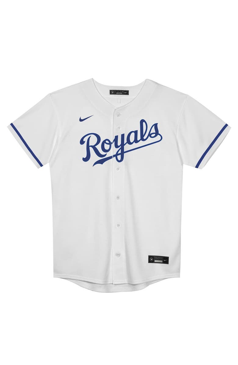 Nike Preschool Nike Bobby Witt Jr. White Kansas City Royals Home Replica Player Jersey, Alternate, color, White