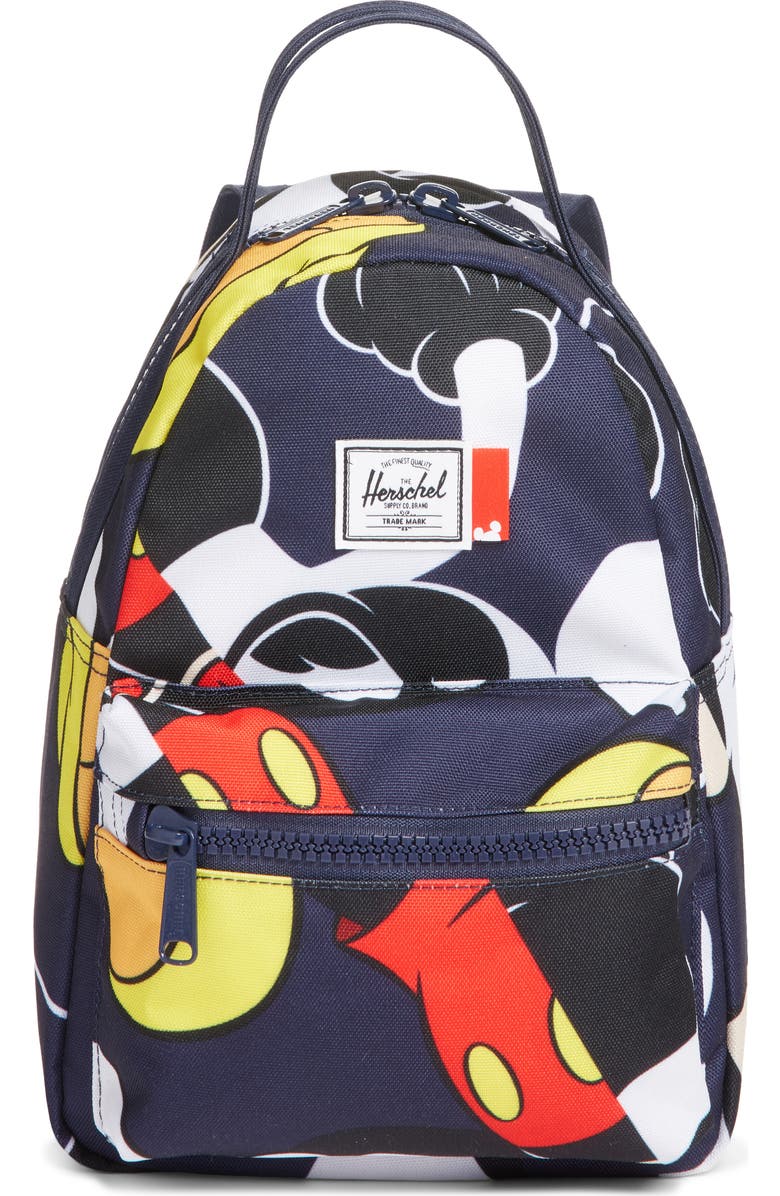 Herschel Supply Co. Disney x Herschel Supply Co. Mini Nova Mickey Mouse Print Backpack, Main, color,