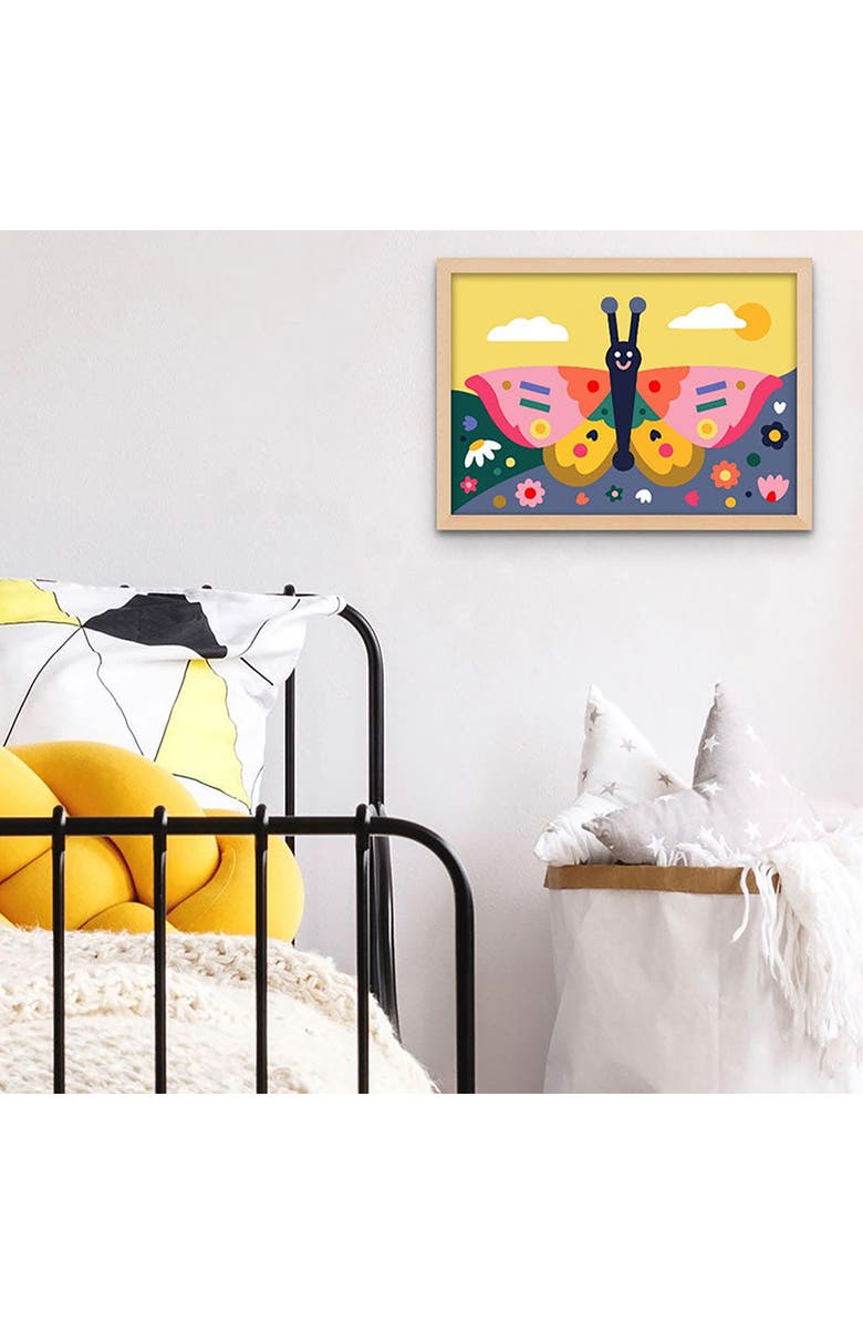 Journey of Something Paint By Numbers, Spring Wings Art Craft Kit, 8.3 x 11.7 Inches, Alternate, color, Multicolored