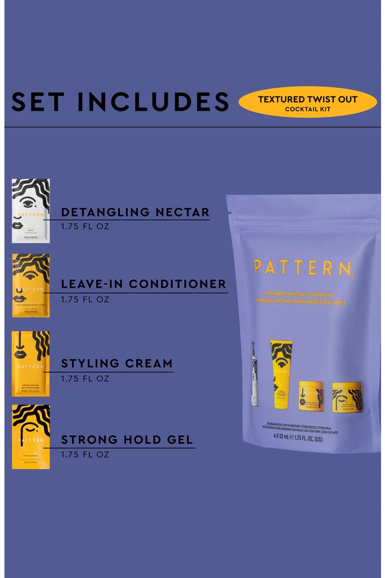 Textured Twistout Cocktail 4-Piece Set, Alternate, color, NO COLOR