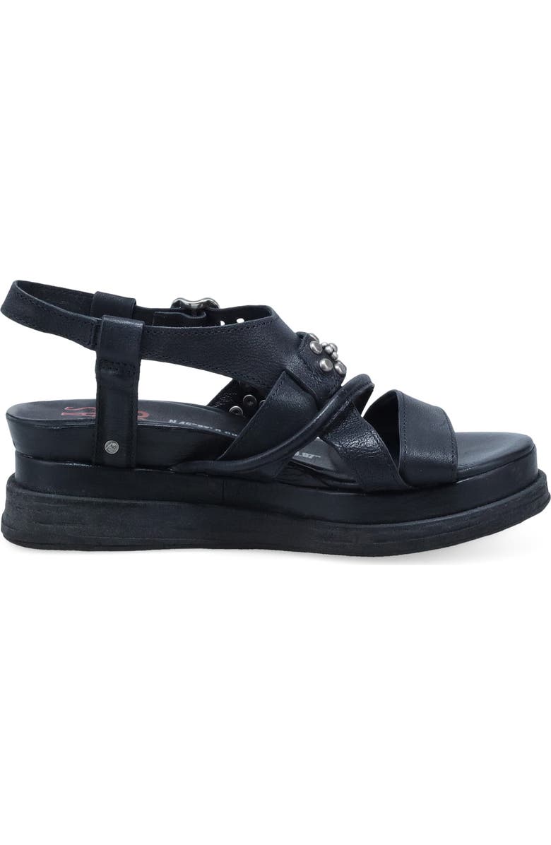 A.S.98 Lowman Platform Sandal, Alternate, color, Black