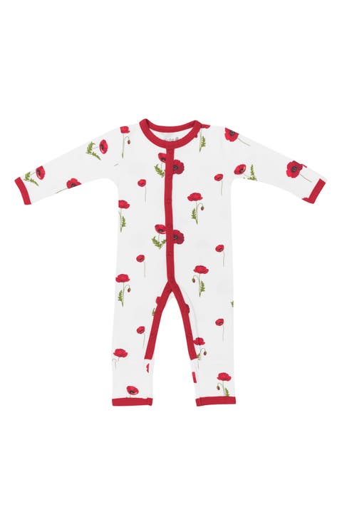 Cloud Poppies Snap Romper (Baby)