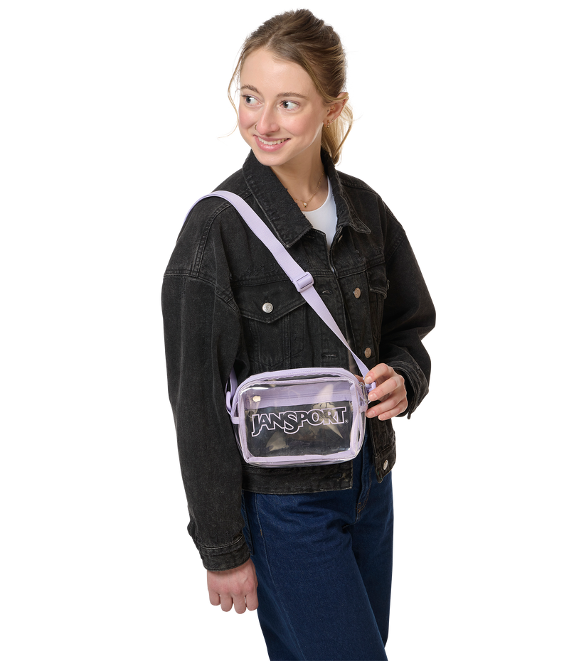 Clear Crossbody, Alternate, color, Pastel Lilac