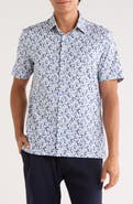 Bugatchi Miles OoohCotton® Short Sleeve Button-Up Shirt