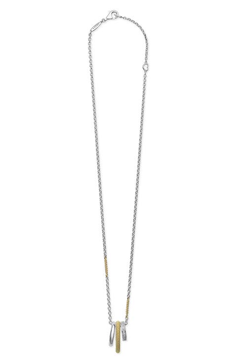 Caviar Lux Pavé Diamond Pendant Necklace