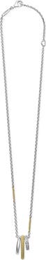 LAGOS Caviar Lux Pavé Diamond Pendant Necklace