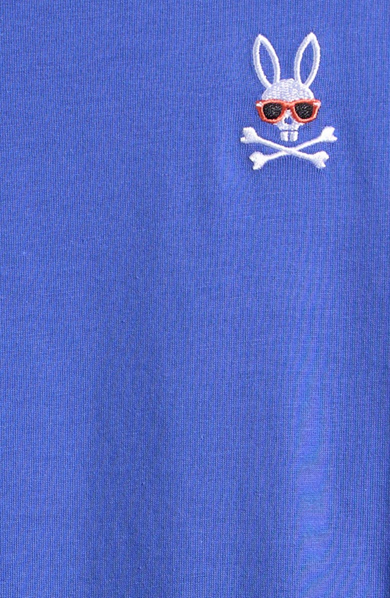 Psycho Bunny Kids' Luca Embroidered Pima Cotton T-Shirt, Alternate, color, Amparo Blue
