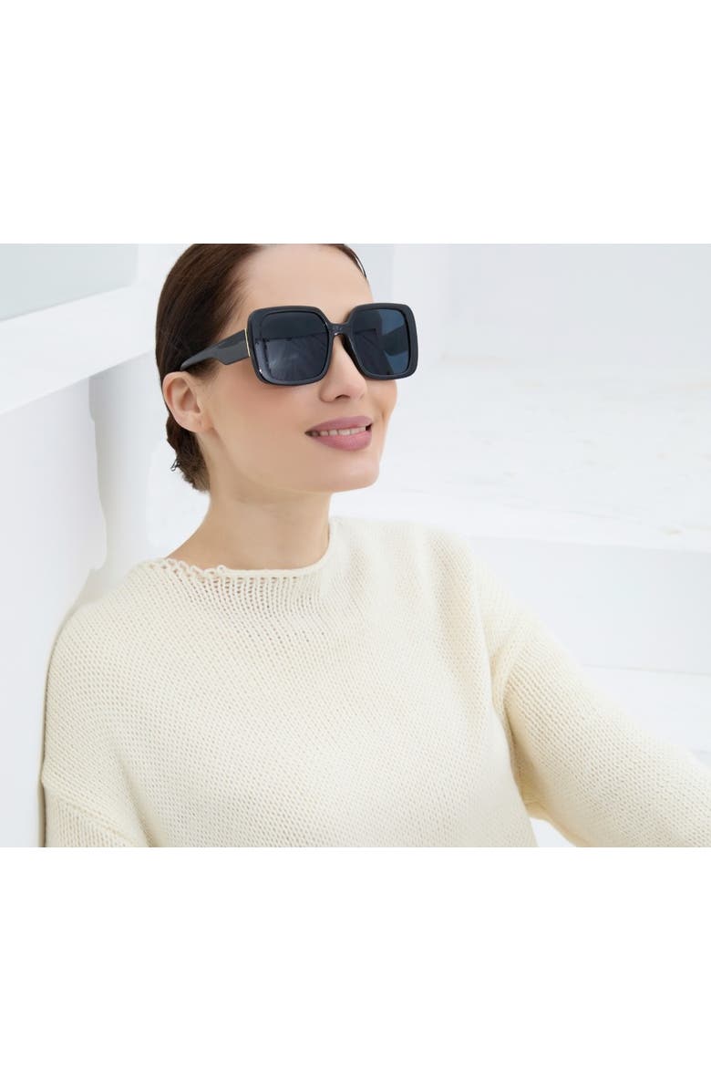 Youzey The Sandbar Sunglasses, Main, color, Black