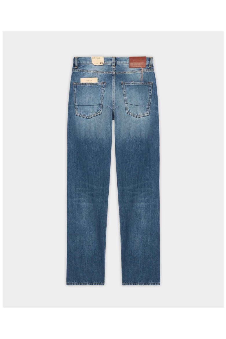 911 Superjohn Japan Selvedge 5 Pocket High Waist Denim Pants, Alternate, color, Custom Wash