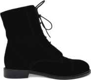 Amie Rafa Claude Lace-Up Suede Ankle Boots