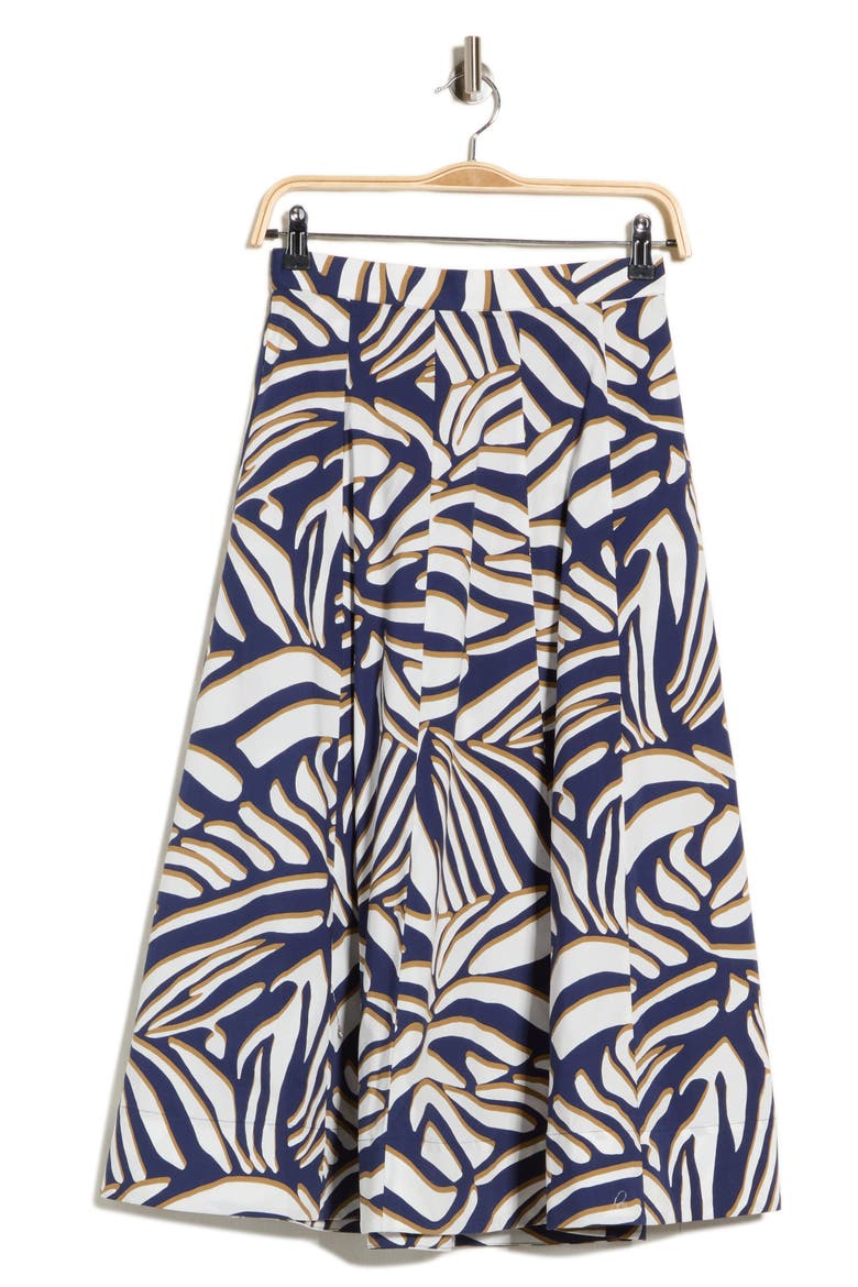 Finnley Midi Skirt, Alternate, color, SAVANNA SHADOW NAVY