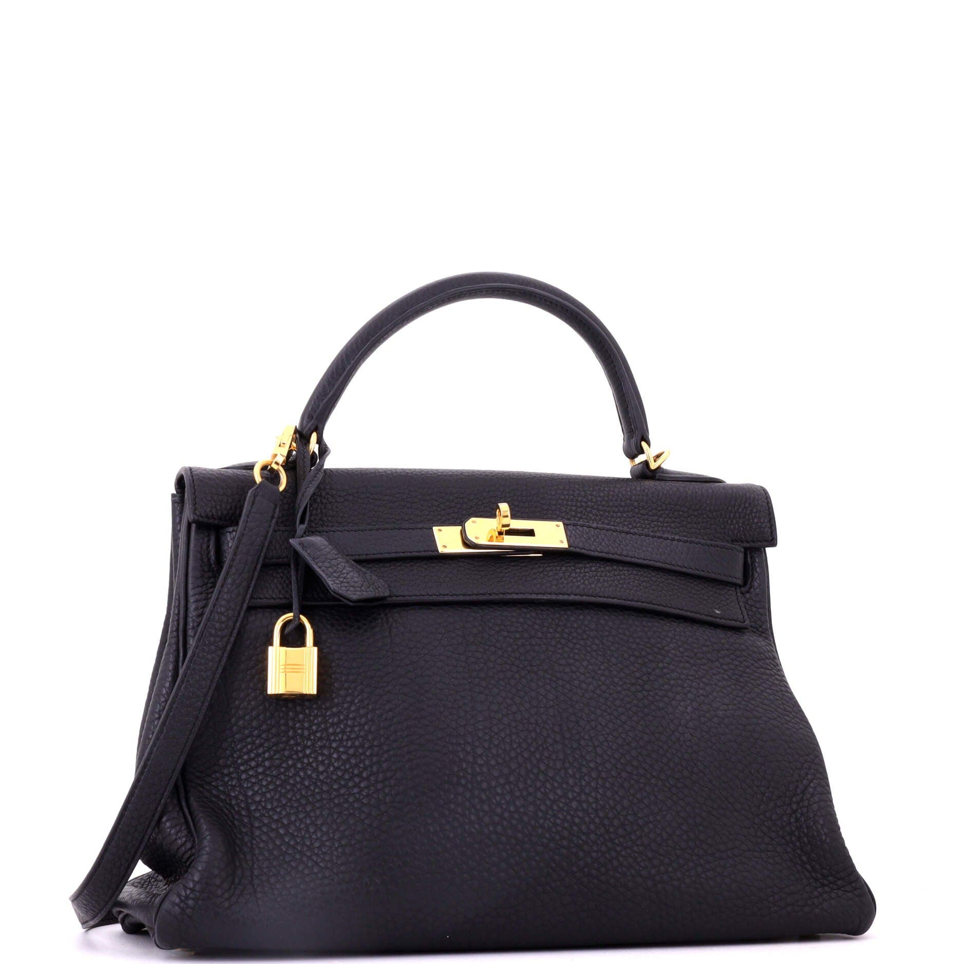 Kelly Handbag Black Togo with Gold Hardware 32, Alternate, color, Black