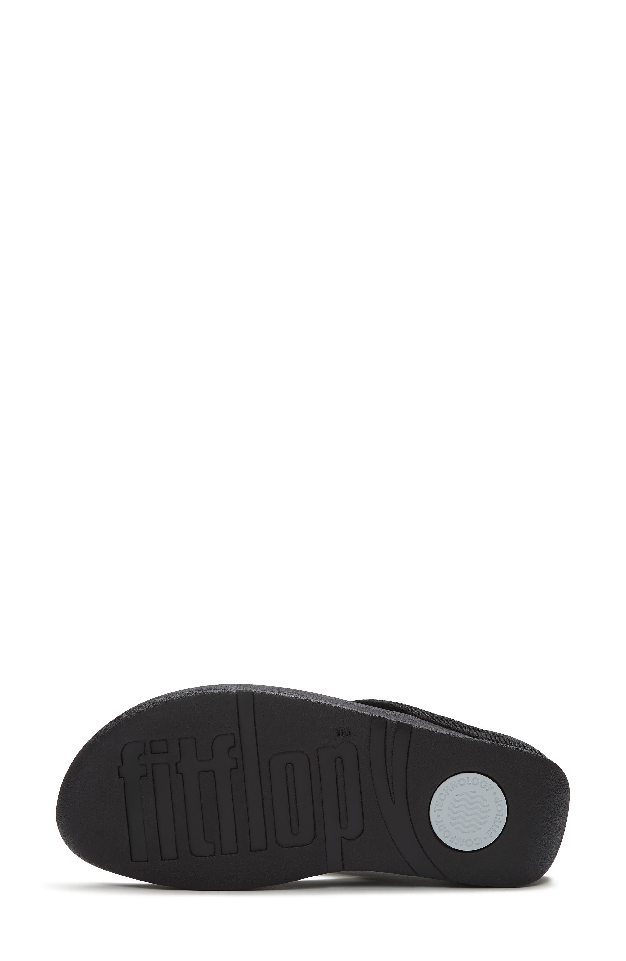 Flowrise Glitz Wedge Flip Flop, Alternate, color, BLACK