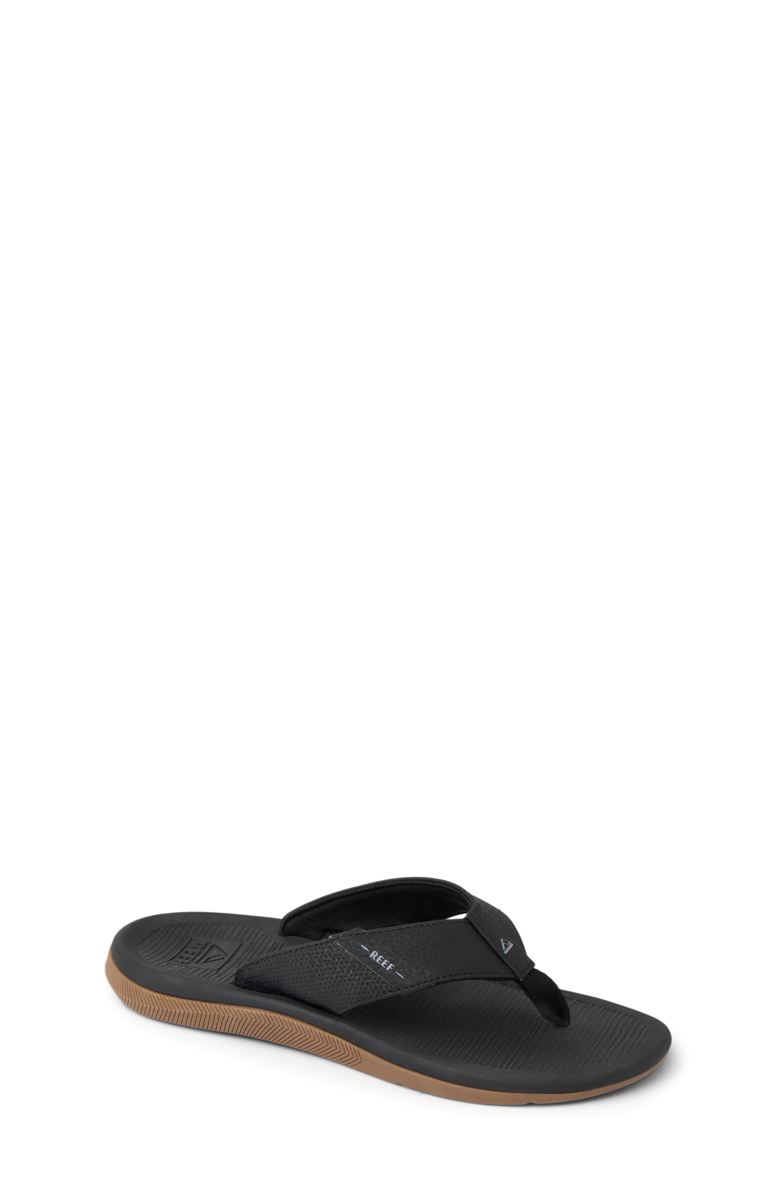 Reef Kids' Santa Ana Flip Flop, Main, color, Black