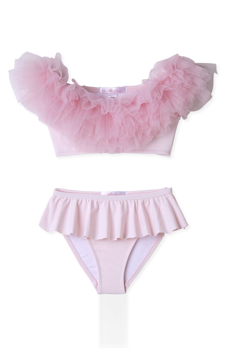 Stella Cove Tulle Two-Piece Swimsuit, Main, color,
