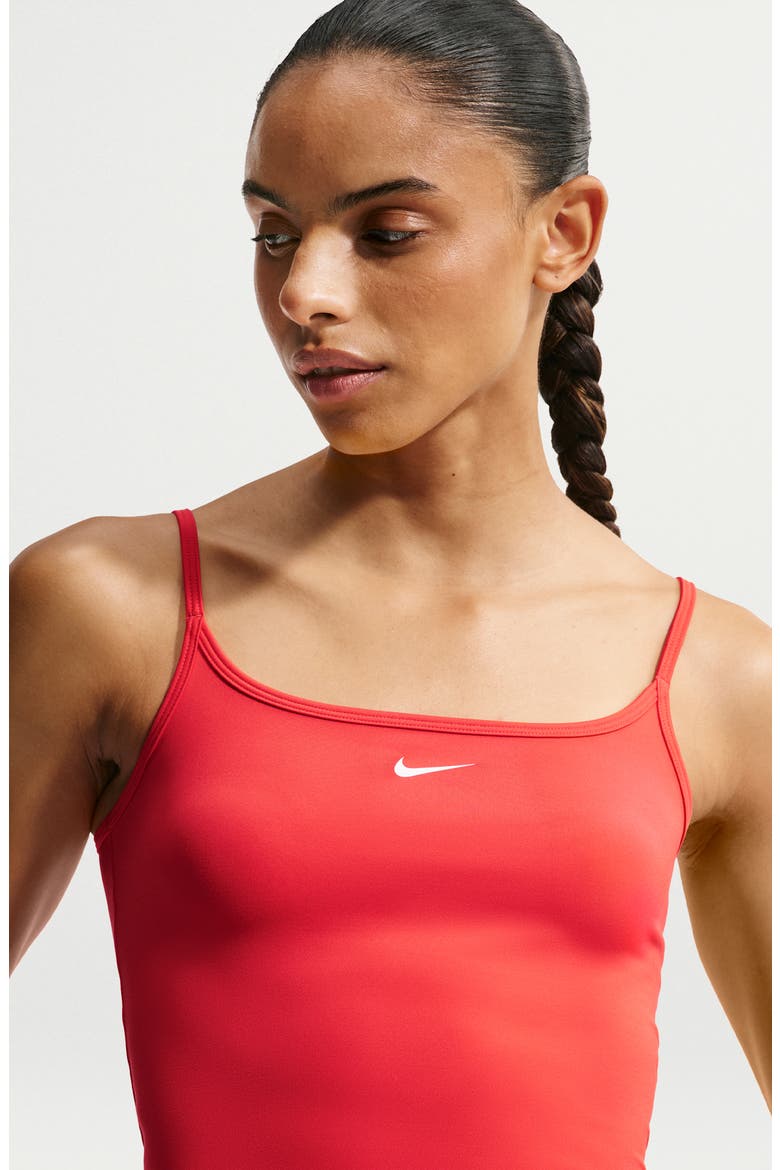 Dri-FIT Cami Tank Top, Alternate, color, 696 LIGHT CRIMSON/WHITE