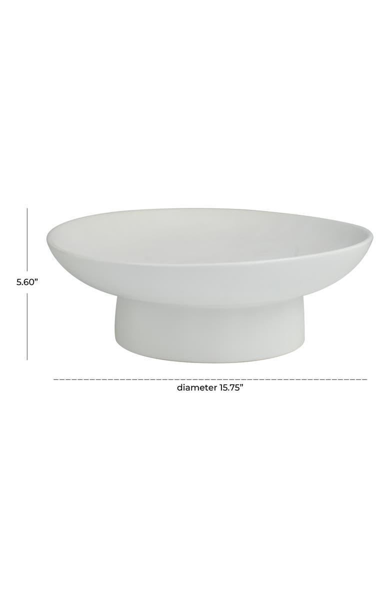 GINGER BIRCH STUDIO Decorative Bowl, Alternate, color, White