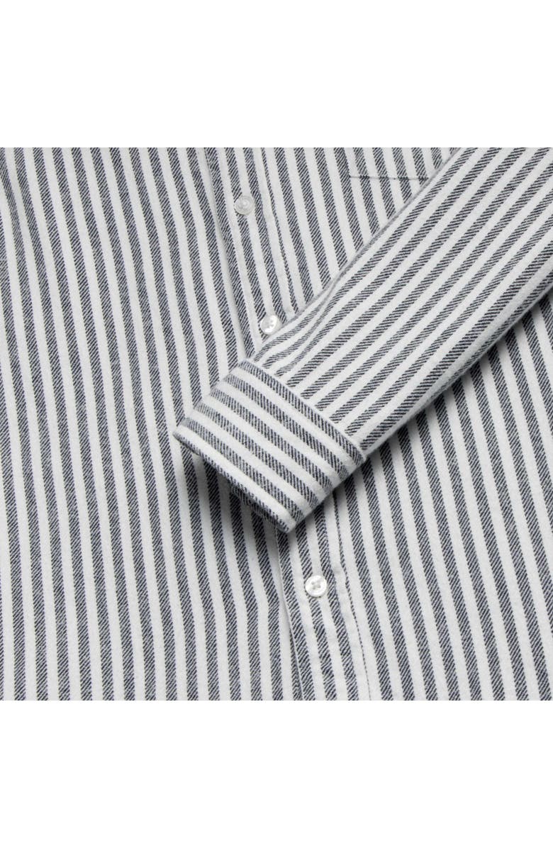 Surfside Supply Co. Brian Twill Stripe Shirt, Alternate, color, Navy