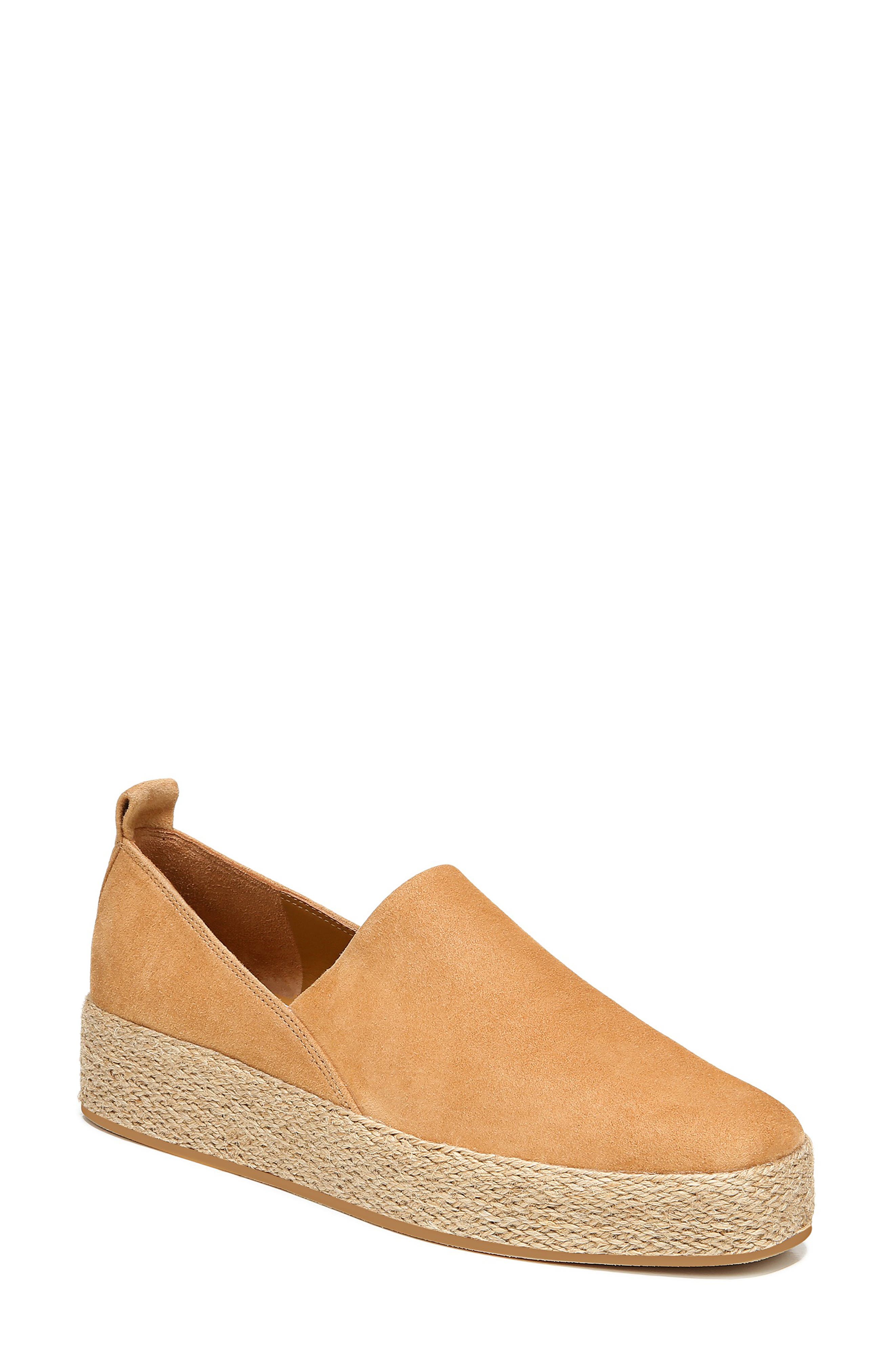 Saxon Espadrille Platform Sneaker, Main, color, TAN