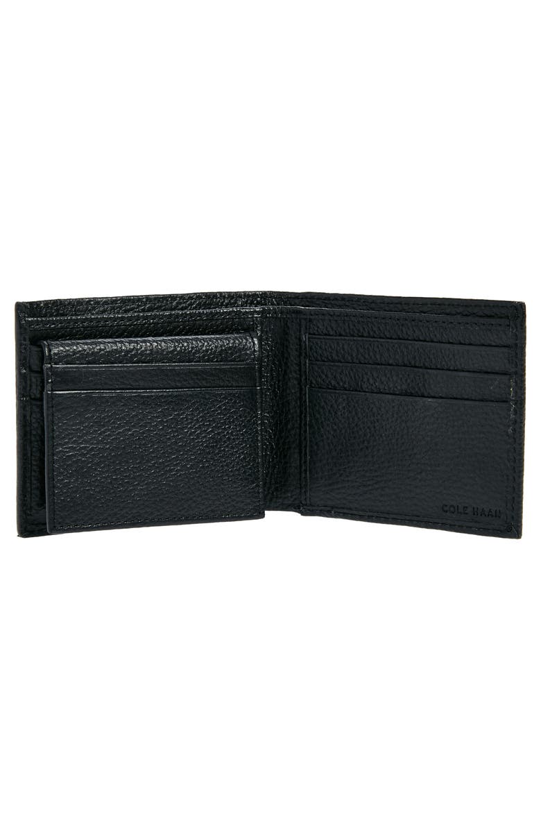 Cole Haan Pebbled Leather Billfold Wallet, Alternate, color, 