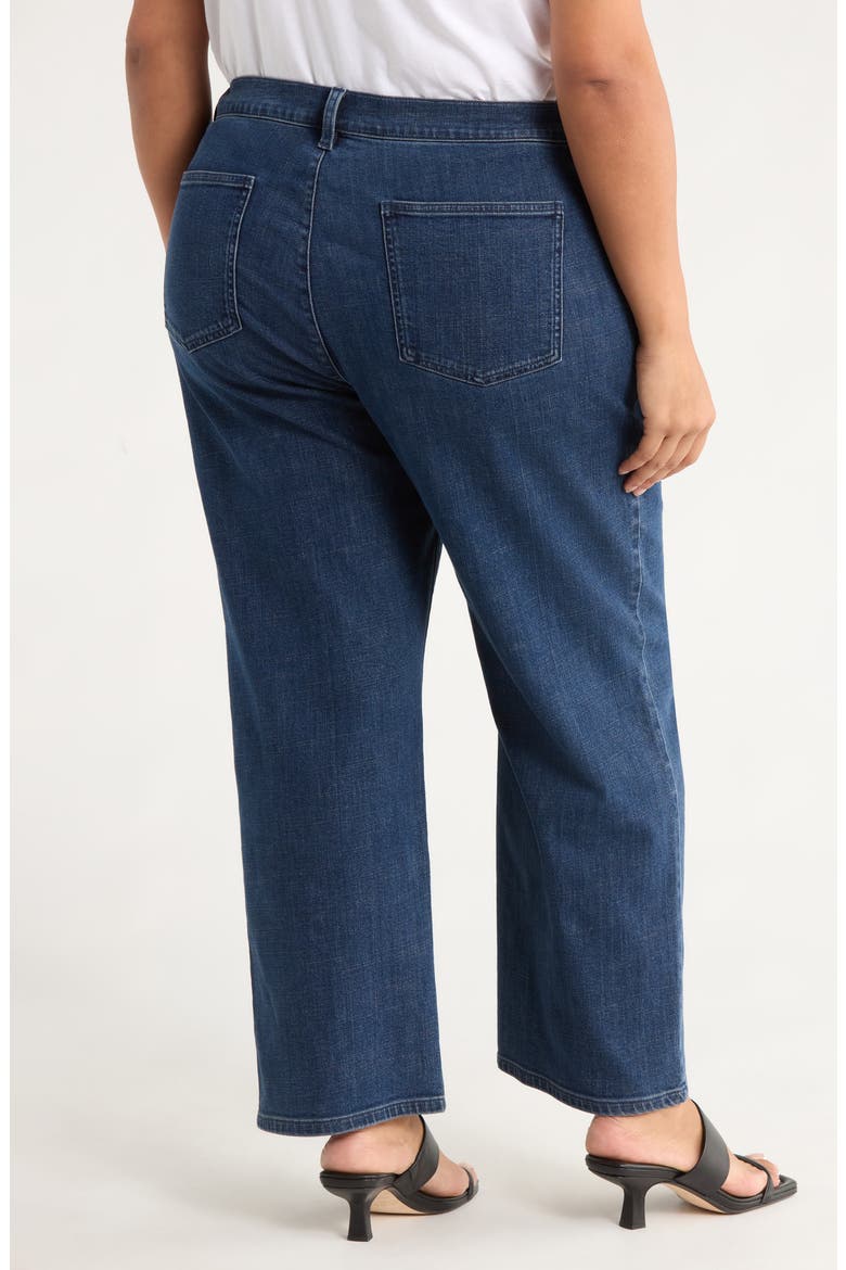 High Waist Ankle Straight Leg Jeans, Alternate, color, MIDNIGHT INDIGO