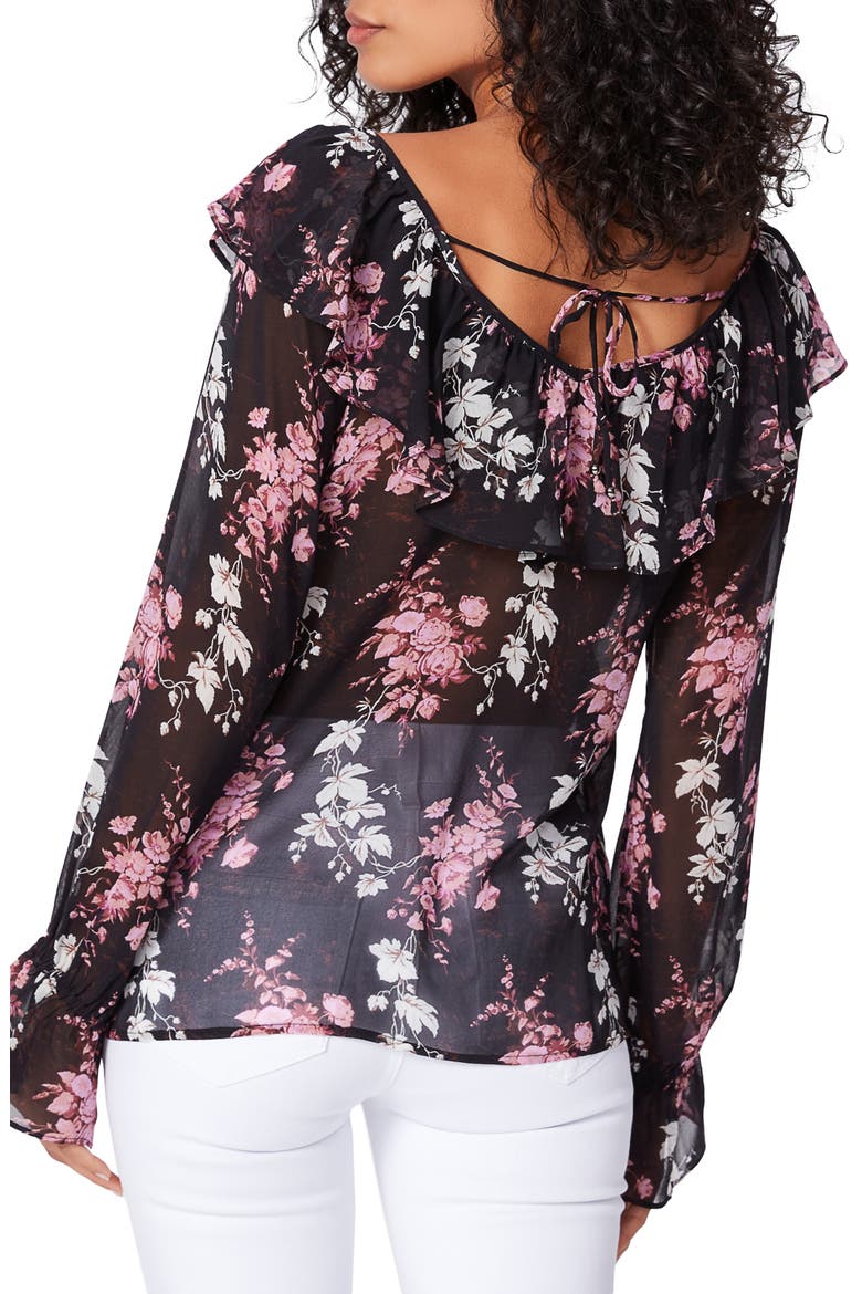 Persephone Silk Blouse, Alternate, color, BLKMULT