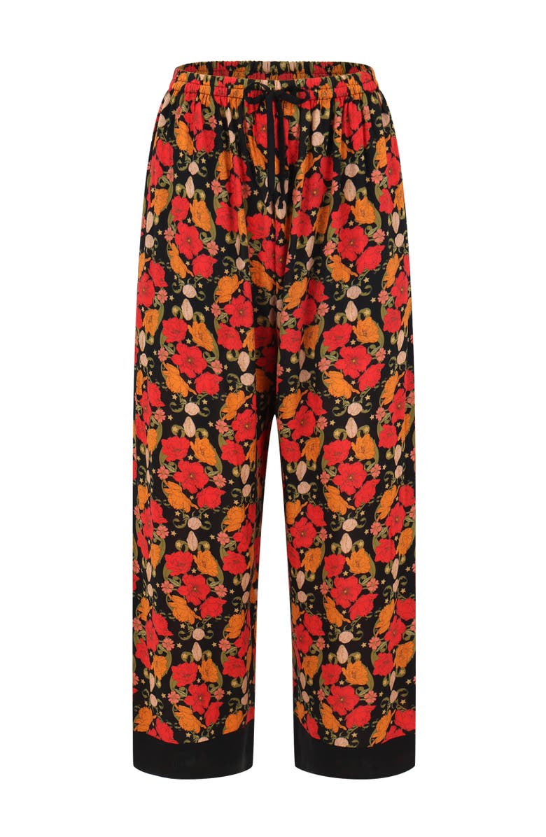 Henelle Lounge Pant, Alternate, color, Night Bloom