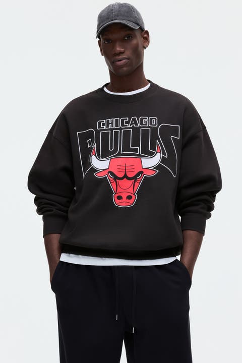 Oversized Fit Printed Sweatshirt