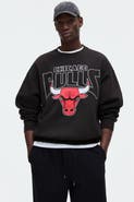 H&M Oversized Fit Printed Sweatshirt